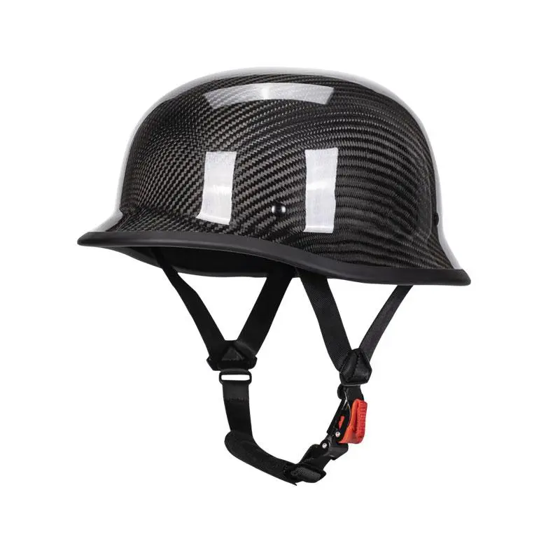 german dot motorcycle helmets Half Helmet Gloss Black For added convenience Ww2 German Dot German Half