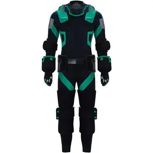 Anime Hero Cosplay Costume Men's Black Battle Suit Halloween Outfits