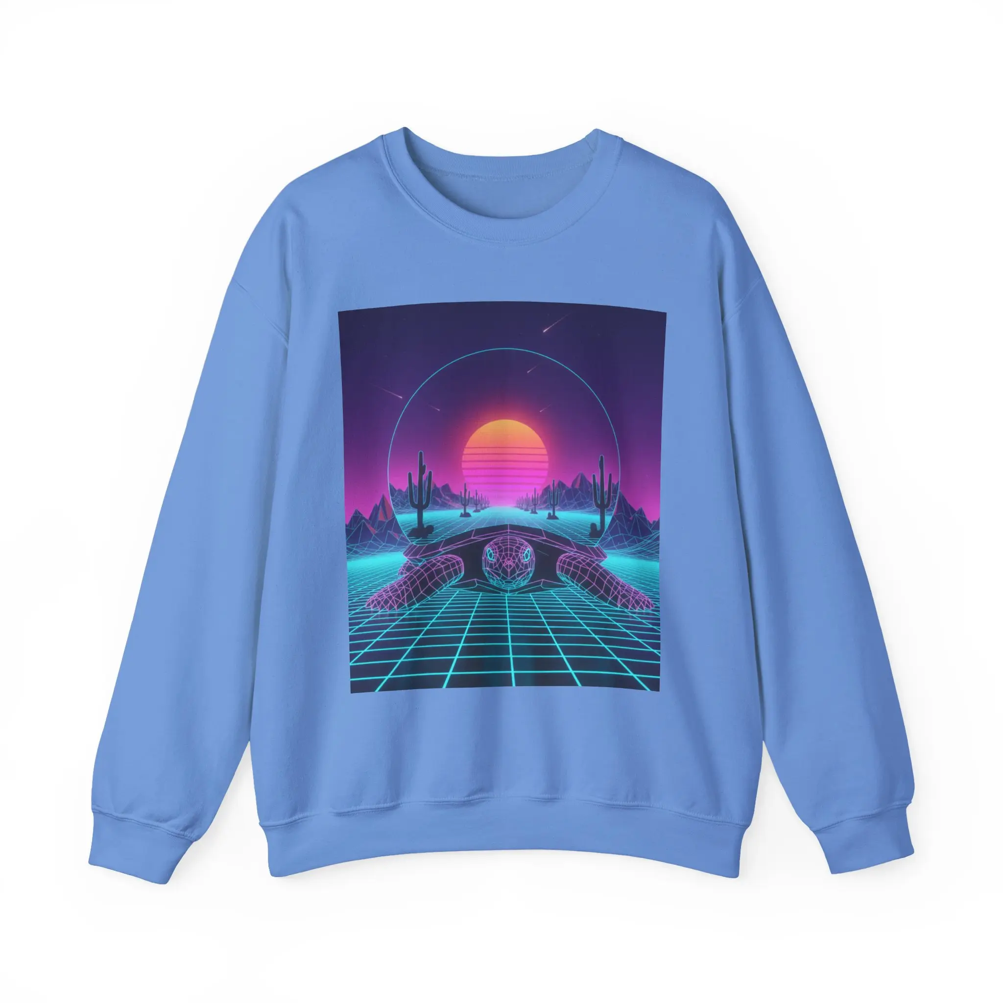 Retro Vaporwave Sunset Jungle sweatshirt | Crewneck