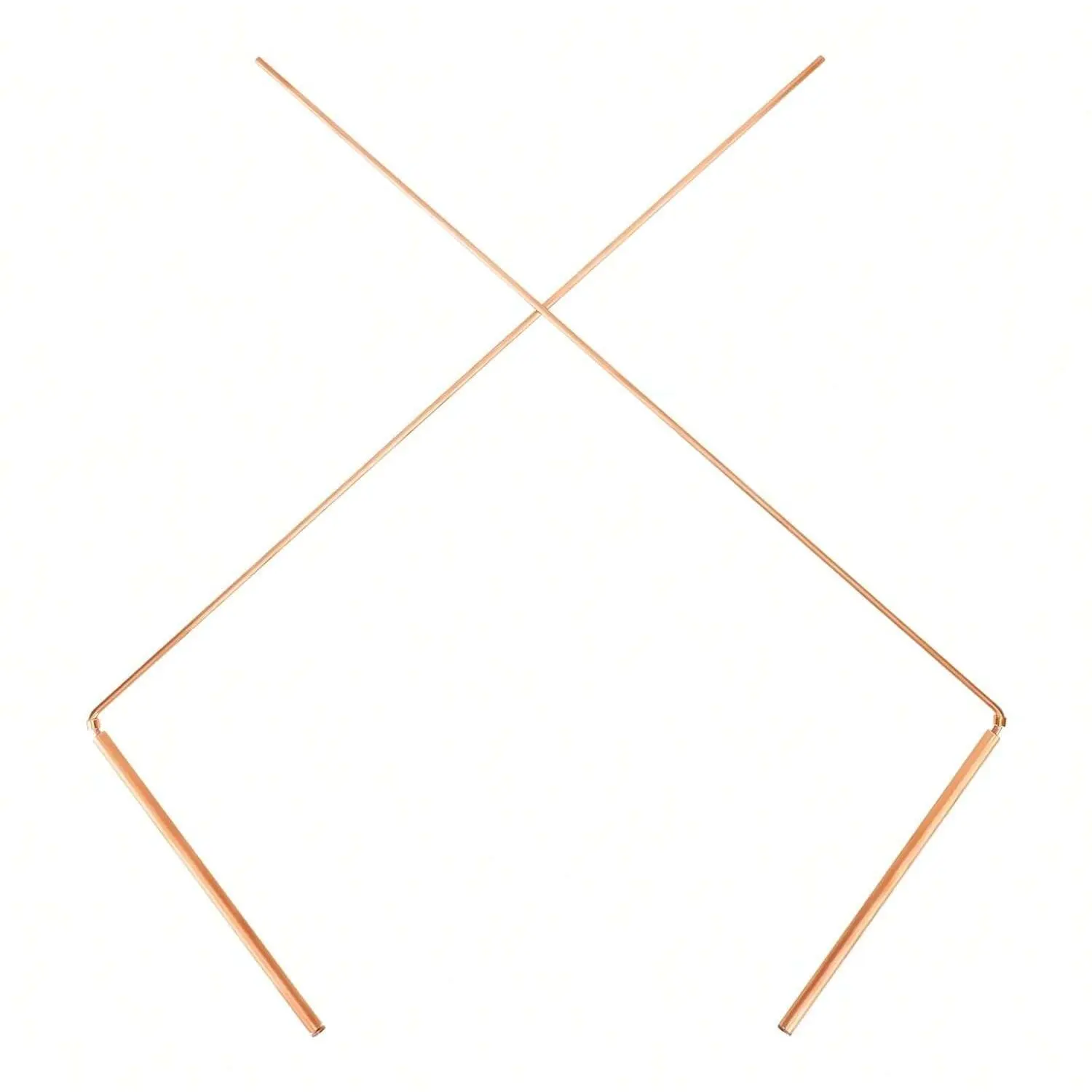 99.9% Pure Copper Divining Rods - 2pcs Flat Head Dowsing Rods - for Ghost Hunting Tools, Dowsing Water, Treasure, Buried Objects, Etc