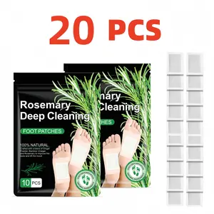 20PCS Natural Herbal Foot Patches -Deep Cleansing Pads for Stress Relief, lmprove Sleep Quality
