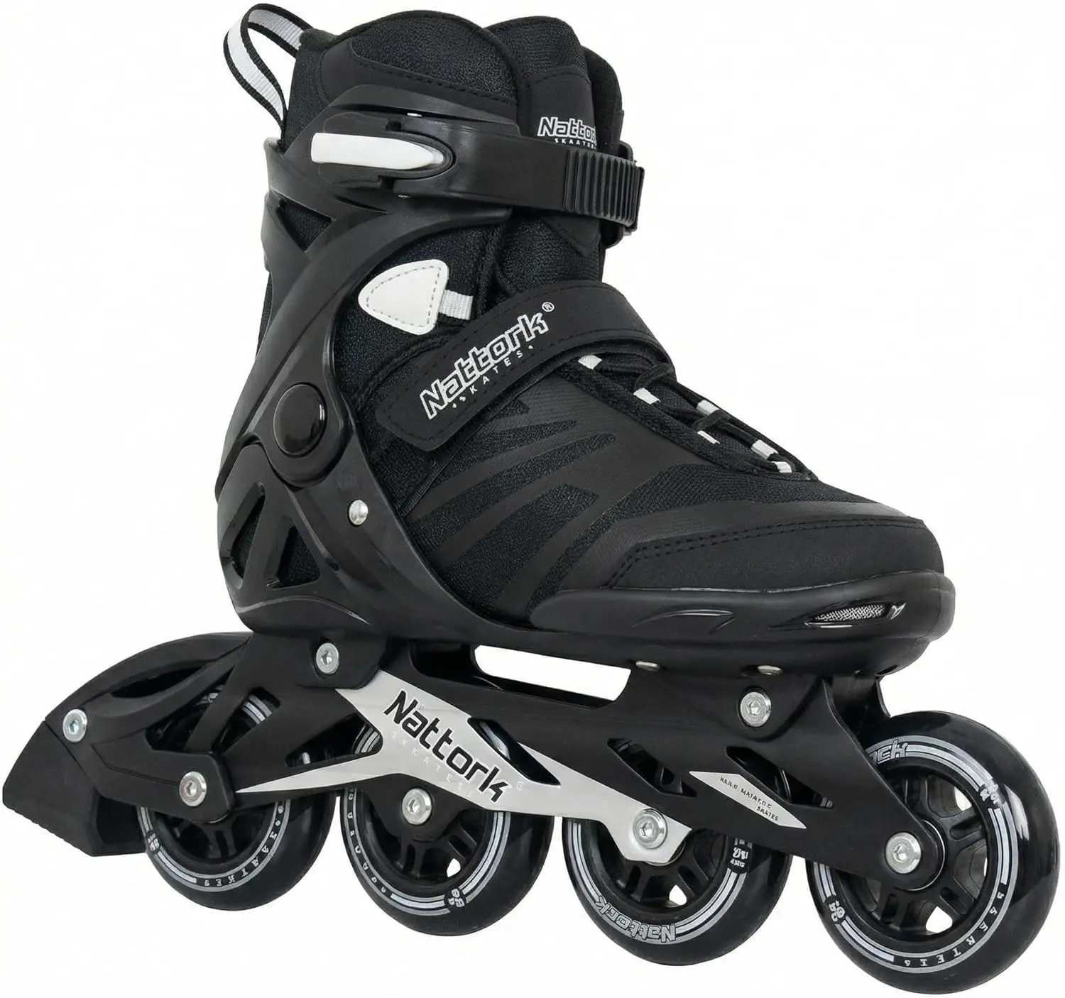 Adult Fitness Inline Skates for Men Women | Aluminum Frame 90mm PU Wheels Breath Mesh Urban Commute Blades