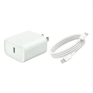 1 Set Fast Charging Adapter Kit, USB Fast Charger, PD 20W Type-C Fast Charging Charger & 1m Type-C Data Cable Compatible With iPhone iPad