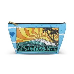 Ocean vibes clutch pouch