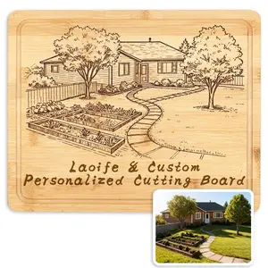 PrintToucan& Custom Personalized Cutting Board With Your Names Date Custom Wood Engraved Wedding Gifts For Christmas Anniversary Engagement Housewarming