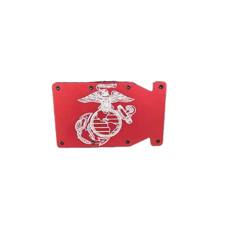 Aluminum RFID Marine Corps Wallet
