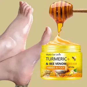 Curcumin Hand and Foot Cream Improves Dry Hands and Feet, Deeply Moisturizes and Repairs, Softens Rough Cuticles, Restores Softness and Elasticity, Suitable for All Skin Types