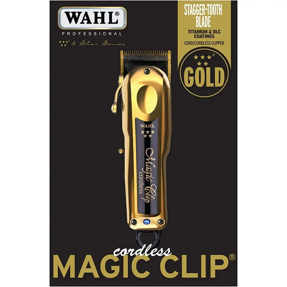 Wahl Professional 5 Star Cordless Magic Clip Gold 8148-700