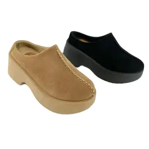 Trendy Fall Slides with Platform Style Footwear