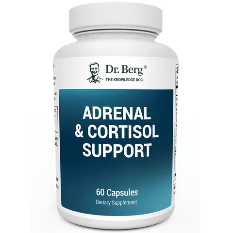Adrenal & Cortisol Support - 60 Vegetable Capsules Healthcare Edible Fitness Supplement Dietary Vitamin
