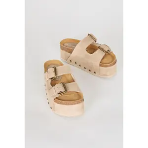 COOPER-2 SUEDE PLATFORM SANDAL