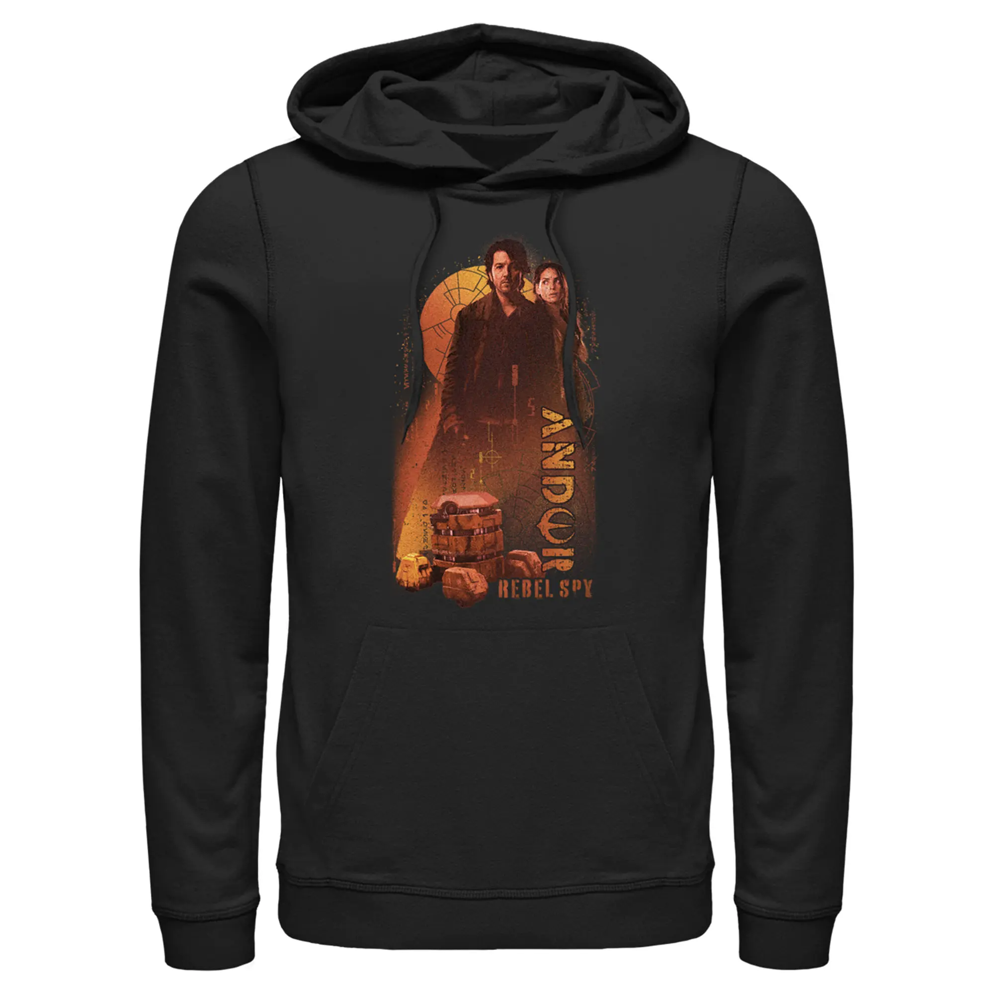 Men's Star Wars: Andor Rebellion Hero Cassian and B2EMO Casual Fashion Menswear Pullover Hoodie Sweatshirt