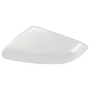 Mirror Corner Triangle Fender Cover Rearview Triangle Trim Panel Left Side for Honda Civic 2016-2021 76251-TBA-A11 White