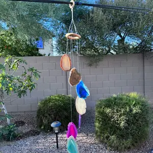 [POLAINCO] Colorful Agate Wind Chime- Home Decor