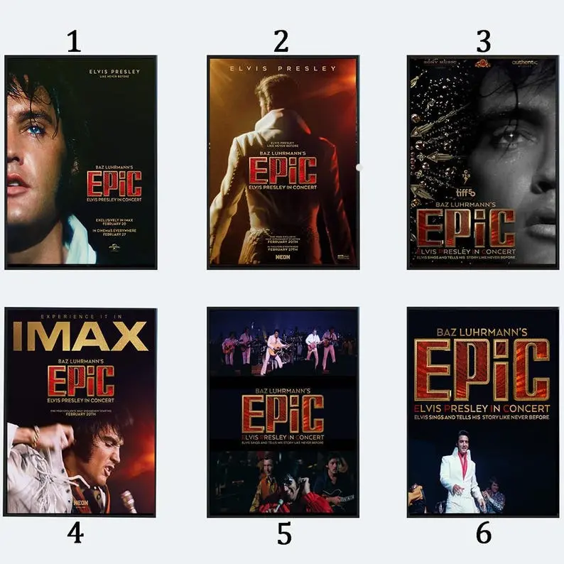EPIC - Elvis's Presley in Concert Movie 2026 Trendy No Frame