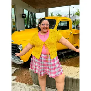Cher Pleated Plaid Skirt (S-3XL)