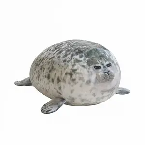 Adorable Seal Plush Toy, Cute Stuffed Animal Doll, Animal Shaped Plush Throw Pillow Cushion for Sleeping Soothing, Comfy Stuffed Cushion for Home Decoration