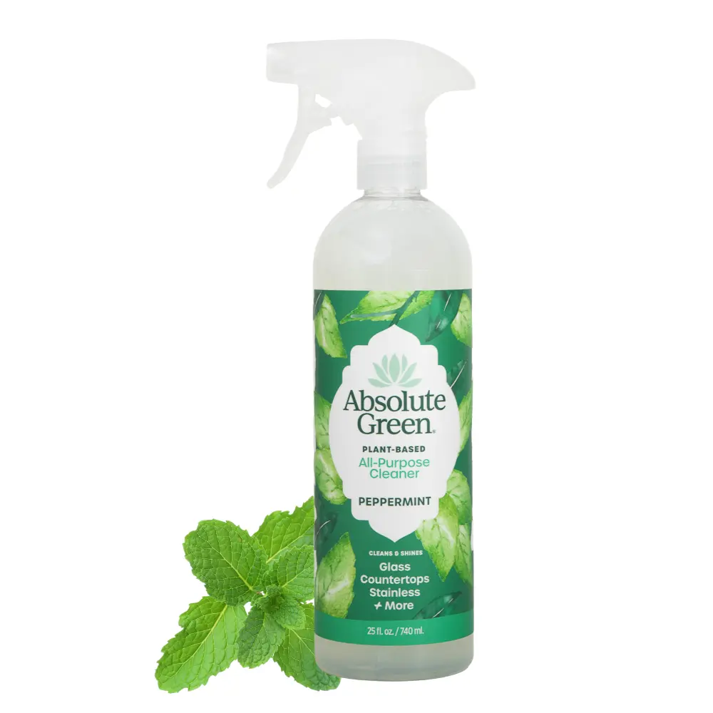 Peppermint All-Purpose Cleaner Spray - Non-Toxic, Safe for Household Use, Kitchen, Bathroom, Countertop, Stainless Steel, Safe Around Kids and Pets