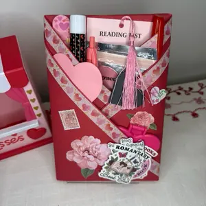 NEW Blind Date with a Book Valentine’s Day Edition - Romantic Gift Set with Reading Accessories and Decorative Elements