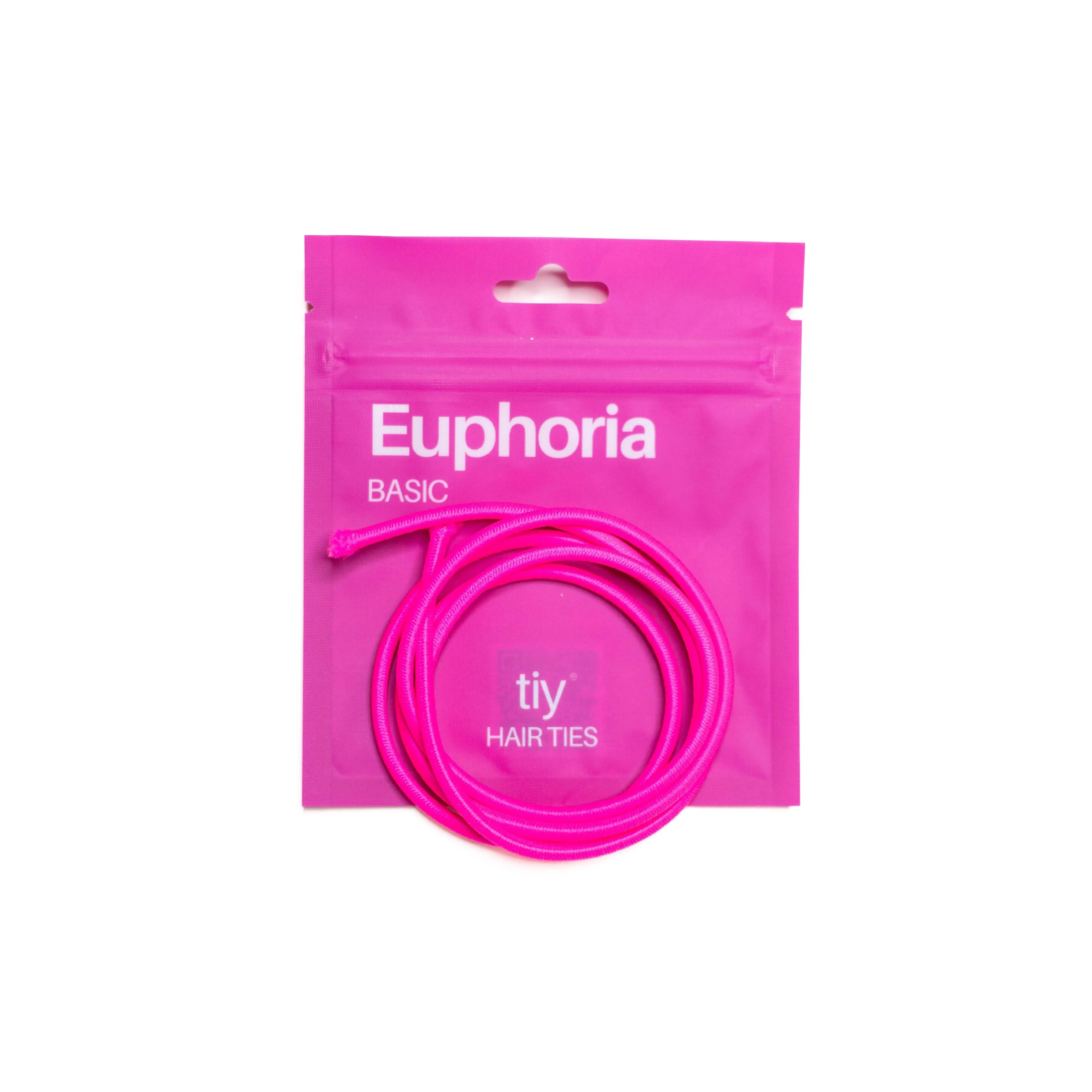 TIY Euphoria Basic Hair Tie - 34 Inches Magenta Customizable Hair Tie for Any Hair Type - 13x Stronger & 2x Stretchier Than Regular Hair Ties
