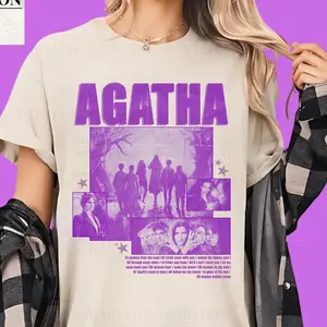 Vintage Agatha Harkness T Shirt Show Castle Crew Sweatshirt Wandavision Shirt Gift Agatha All Along Tshirt Agatha All Along Show Witch Tee 45750 3142