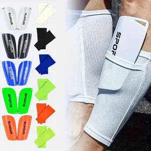 2 Pieces Soccer Shin Guards, Soccer Shin Guards and Leg Sleeves, with EVA Cushioning Protection - Reduce Impact - (Not a Combo Set, Please Purchase Socks and Shin Guards Separately)