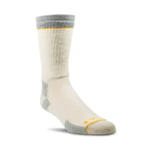 AR3857 Ariat Women's AriatTEK Lightweight Merino Wool Crew Socks - Oatmeal