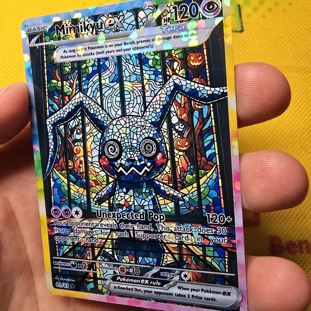 Mimikyu ex Illustration Art Custom Card Standard English Back Standard Size Beautiful Display Pokemon Ships Sleeved in Card Saver Shipping Deal - TikTok Shop Mimikyu ex Illustration Art Custom Card Standard English Back Standard Size Beautiful Display Pokemon Ships Sleeved in Card Saver Shipping Deal - TikTok Shop