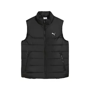 PUMA Womens Essentials Padded Vest Athletic Outerwear Casual - Black