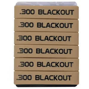 12/6/3 Pack 300 Blackout Magazine Marking Bands, Magazine Caliber Identification, Mag Bands