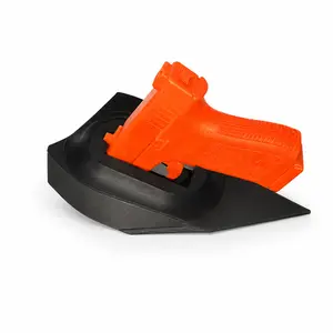 Truck Sidearm Holster Mount for 2015-2020 F150 & 2017-2022 F250, Driver Side Console Gun Holder, Magnetic Retention Pistol Mount, Fits Glock 19 42 43 P365 1911 M&P XD