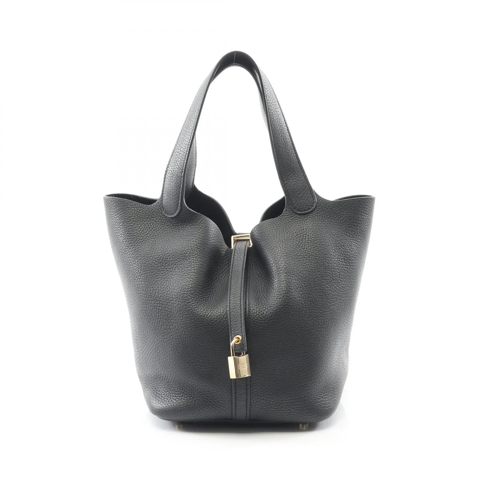 Pre-owned HERMÈS Calfskin Shoulder Bags Hermes Picotin Lock MM Handbag
