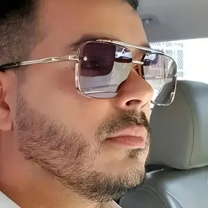 Men's European American Style High-End Fashion Versatile Glasses Decorative Photo Props Daily Fashion Accessories Perfect Birthday Holiday Gift Fancy Eyewear