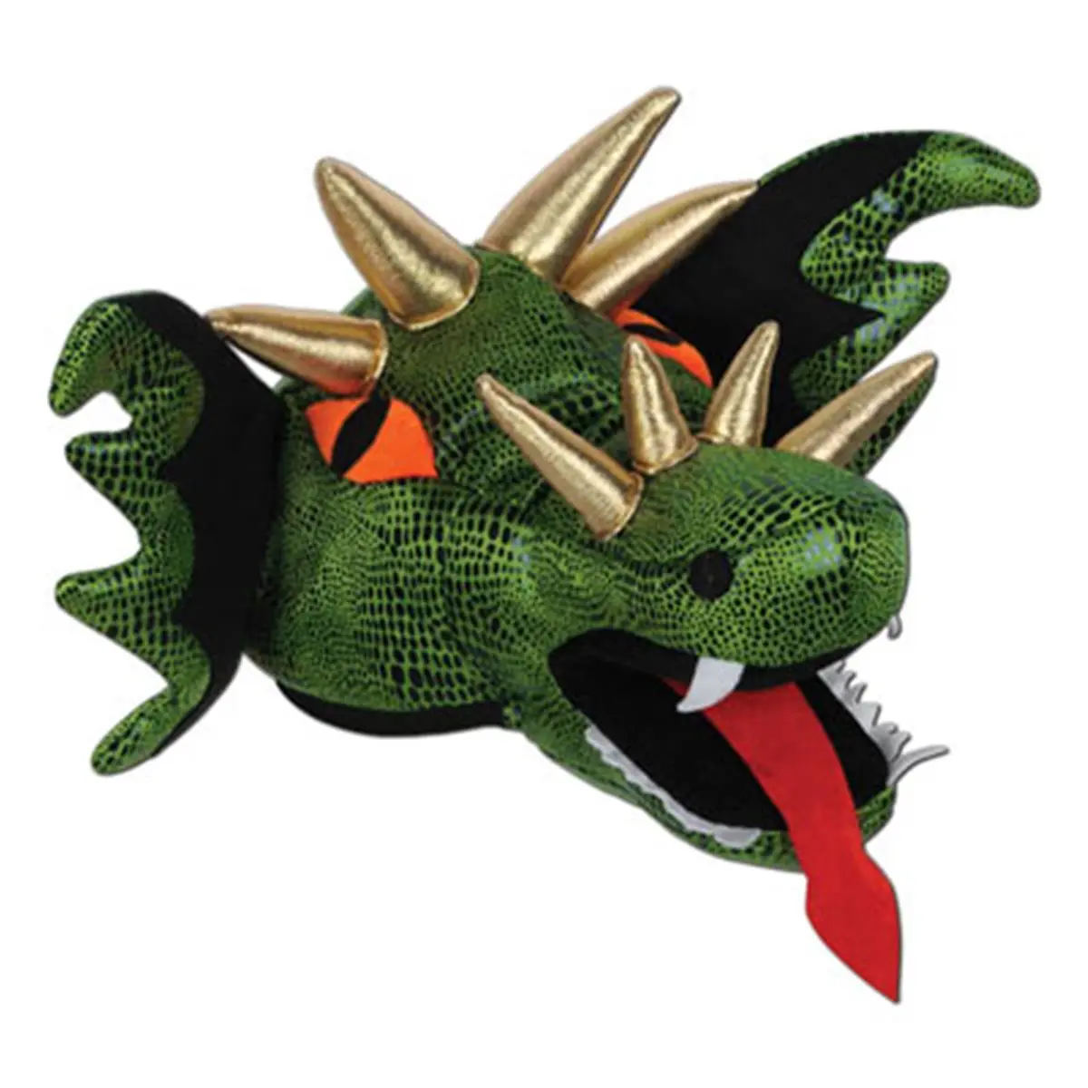 212 MAIN Plush Dragon Halloween Party Hats (Pack of 6) - 1-Size Medieval Look Holiday Accessory, Festive Party Favor, Home & Festive Supplies Plush Hat