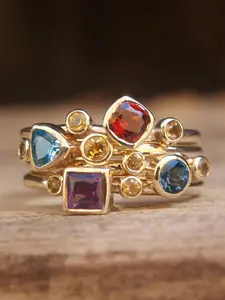 1 PC Pretty Cubic Zirconia Ring For Women For Wedding Engagement Anniversary Party Jewelry Valentine's Day Gift Stackable Rings