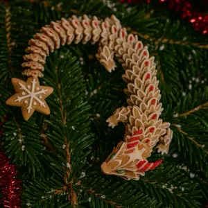 Articulated Christmas Gingerbread Dragon