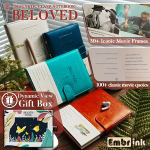 Love Journal Notebook, Magnetic PU Leather Diary, Romantic Couple Notebook, Daily Writing and Study Notes Book, Minimal Planner, Dating Memory Journal, Gift for Him Her