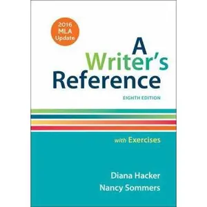USED-A Writer's Reference with Exercises with 2016 MLA Update by Diana Hacker (Plastic Comb)