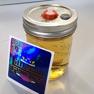 Liquid culture medium 1/2 pint presterile modified jar and marble