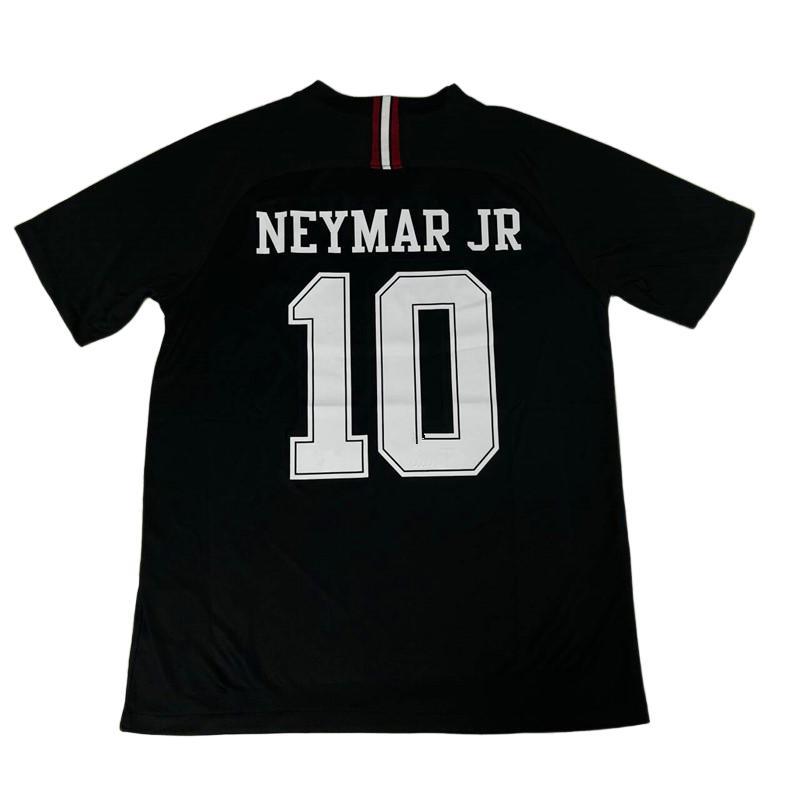 18-19 Away Black No.10 Neymar Short Sleeve Soccer Jersey jersey Athletic Activewear football jersey top Sports Clothing