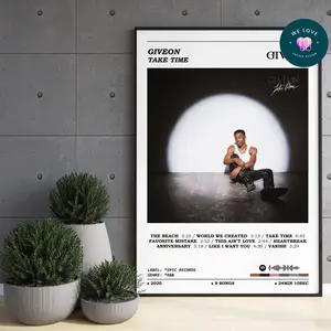 Giveon - Take Time Album Poster / Giveon Poster / Album Cover Poster / Album Print / Music Print / Home Wall Decor / Music Gift / Gift Idea