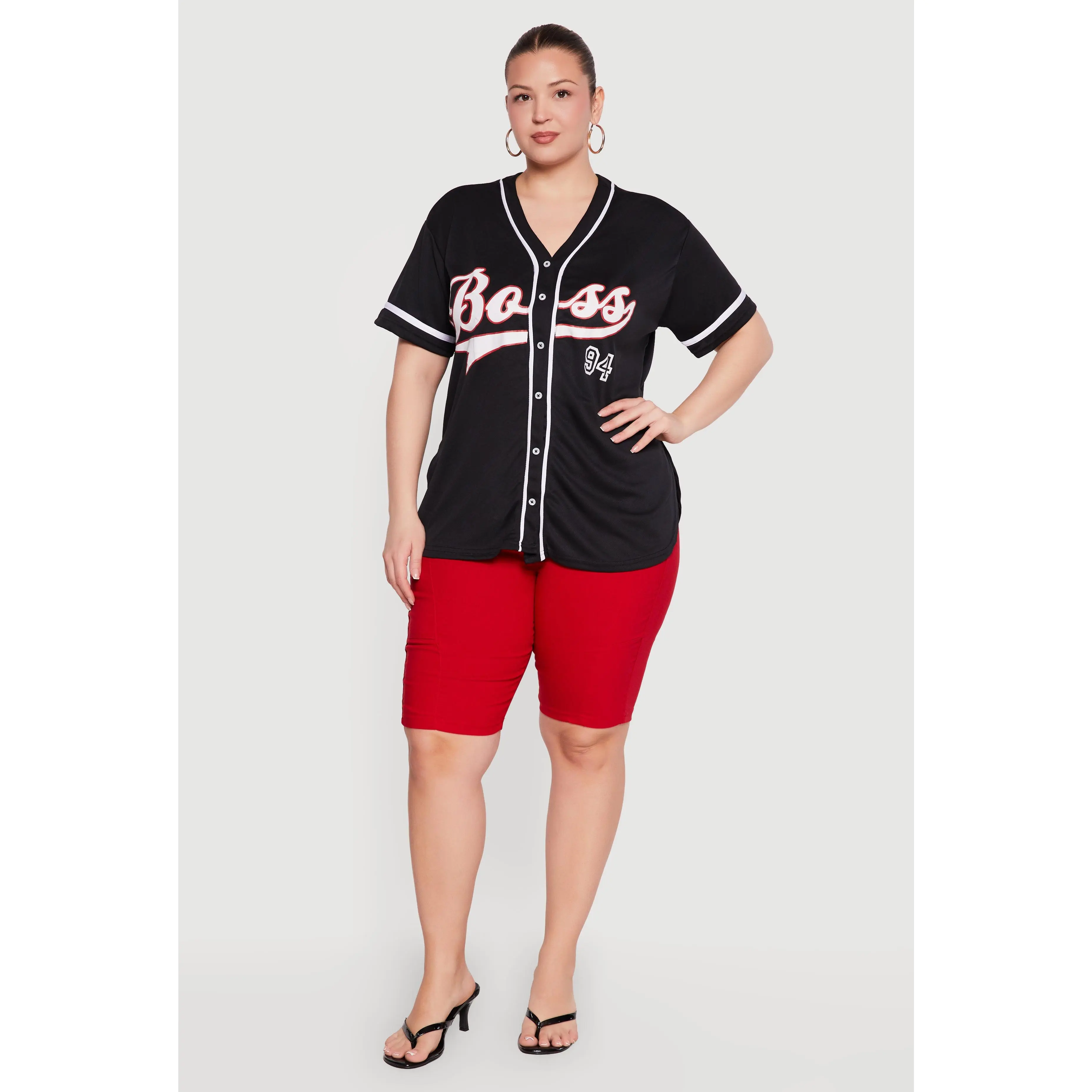 Plus Size Boss 94 Baseball Jersey