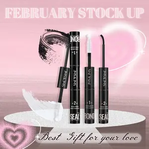 2 in 1 Lash Bond&Seal l JMS&JMS Waterproof Black Eyelash Glue,Survive Showers Swims,Stronghold,Quick-Drying Easy to Remove&No Residue Long Lasting Sleep-proof,Lock Eye Makeup