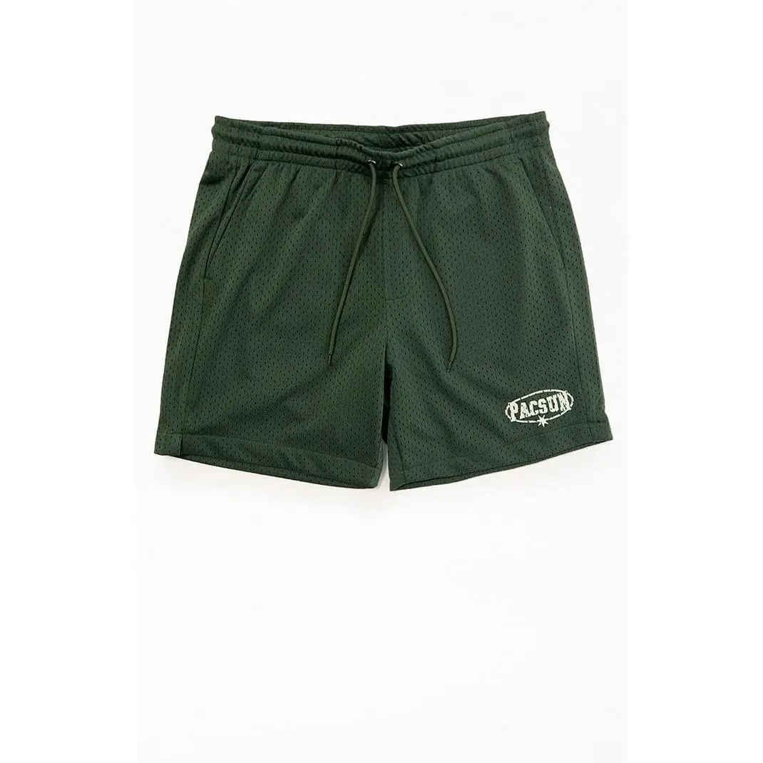 Pacsun Men's Green Mesh Shorts Pacsun Men's Green Mesh Shorts