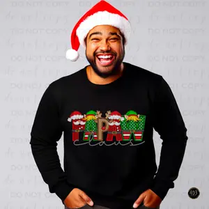 Papaw Claus Christmas Direct to Film Transfer