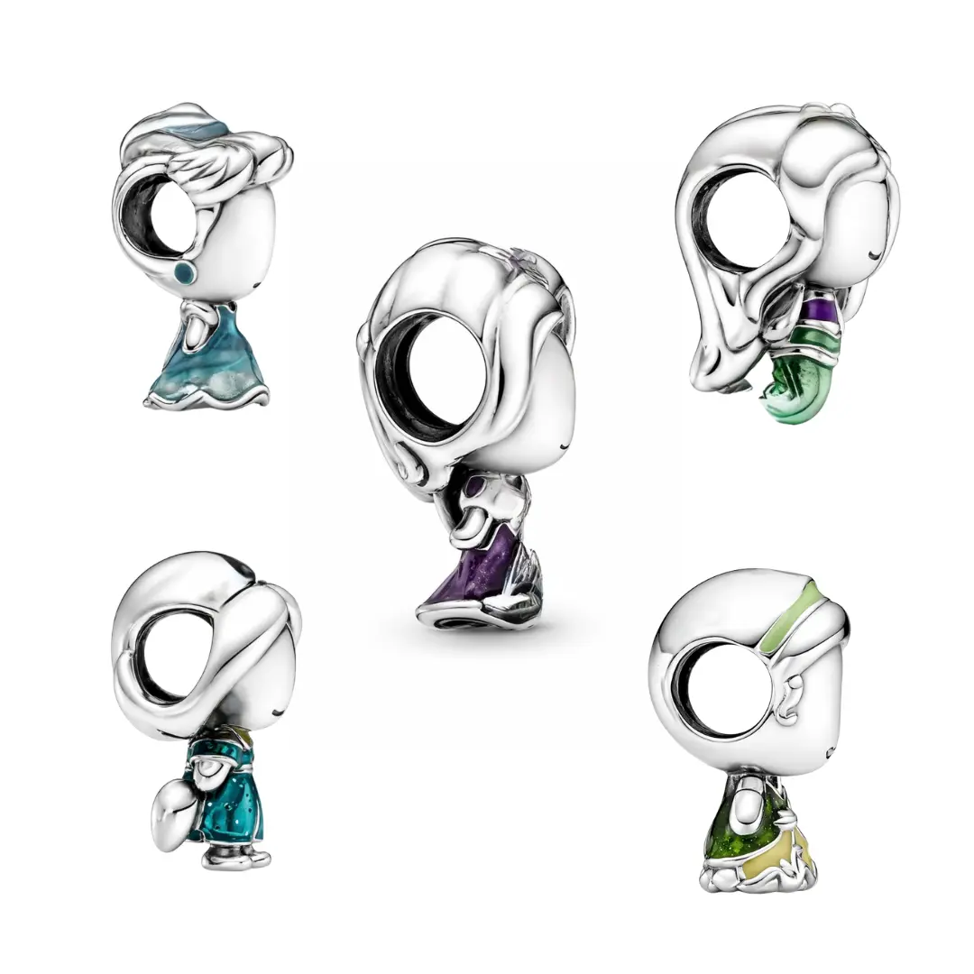 925 Sterling Silver Fantasy Girls Charms
