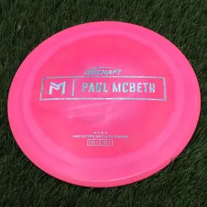 Discraft ESP Ares with Paul McBeth Prototype Stamp - 174.4g - Light Pink Pink