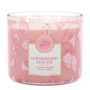 Strawberry Jam Pie 3-Wick Candle