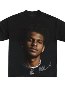 Anthony Edwards Ice-Cool Giant Poster Graphic T-Shirt, Stylish Casual Unisex Wear, Ideal Gift for Fans, Loose-Fitting Short Sleeve Tee