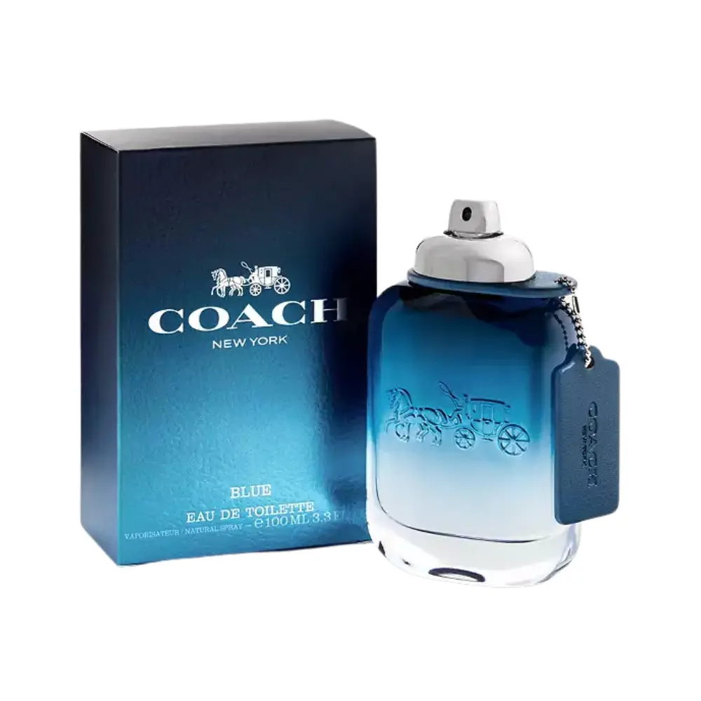 Coach Blue Eau De Toilette for Men – Fresh Woody Aquatic Cologne (1.3 oz / 2.0 oz / 3.3 oz) Coach Blue Eau De Toilette for Men – Fresh Woody Aquatic Cologne (1.3 oz / 2.0 oz / 3.3 oz)